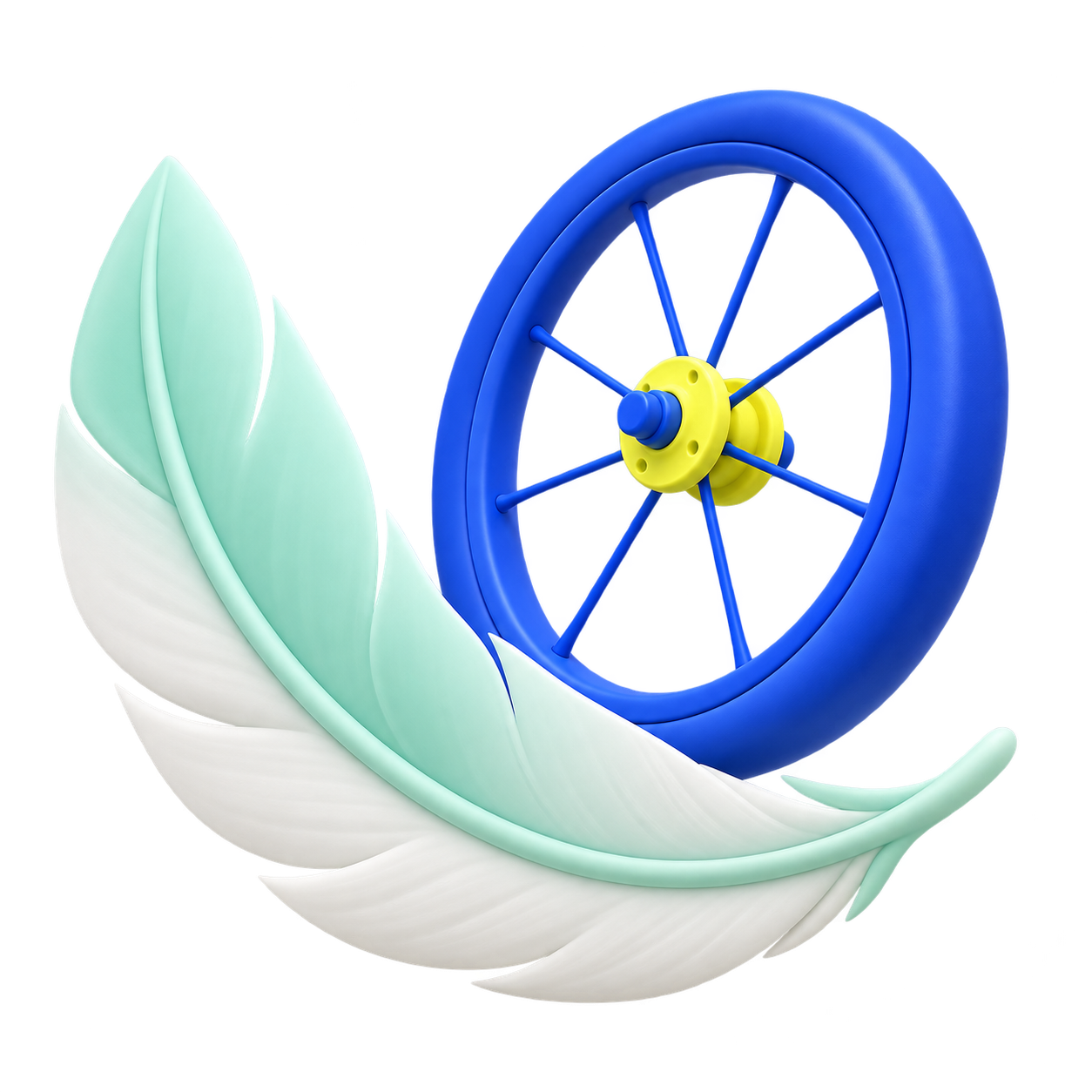 羽根とホイール。軽やかな技術